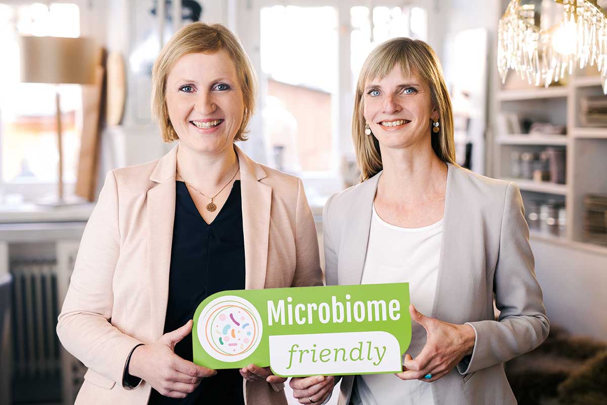 Dr. Kristin Neumann, CEO of MyMicrobiome, discussing the microbiome-friendly certification process.