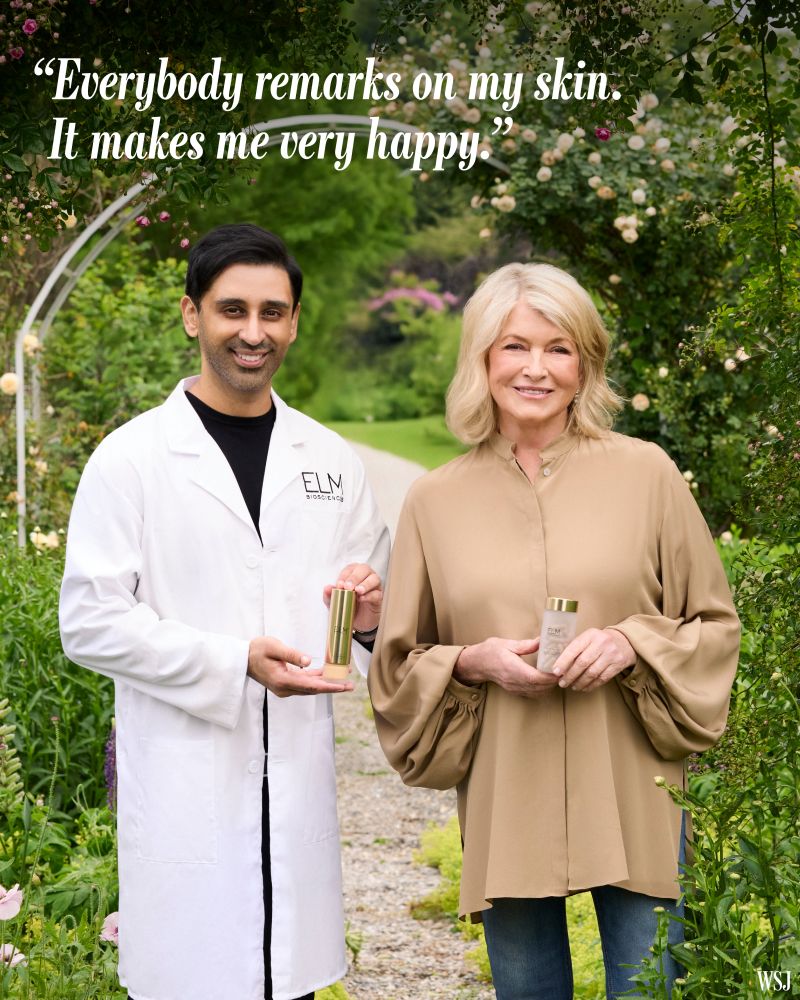 Martha Stewart launching Elm Biosciences pro-aging skincare brand Martha Stewart launching Elm Biosciences pro-aging skincare brand