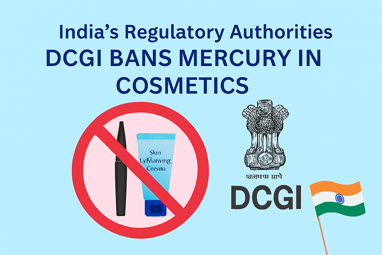 India set to ban mercury-based cosmetics to align with global safety standards and protect consumer health