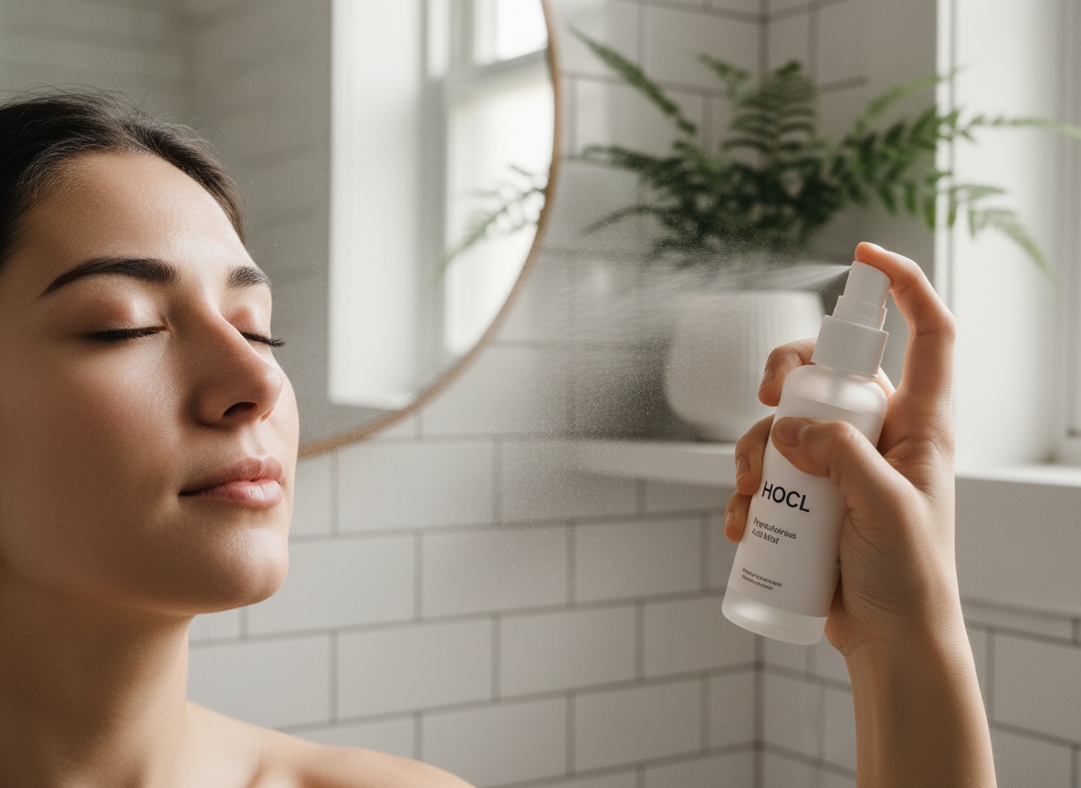 Hypochlorous Acid (HOCl) Sprays: Skin-Safe Disinfection and Soothing in One Bottle