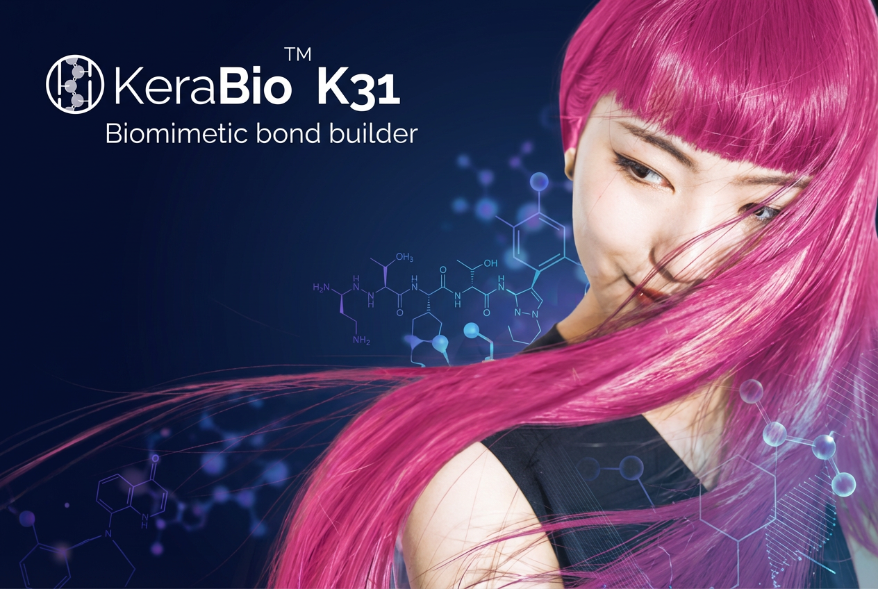 Croda KeraBio K31 biotech keratin ingredient for bond-building hair repair.