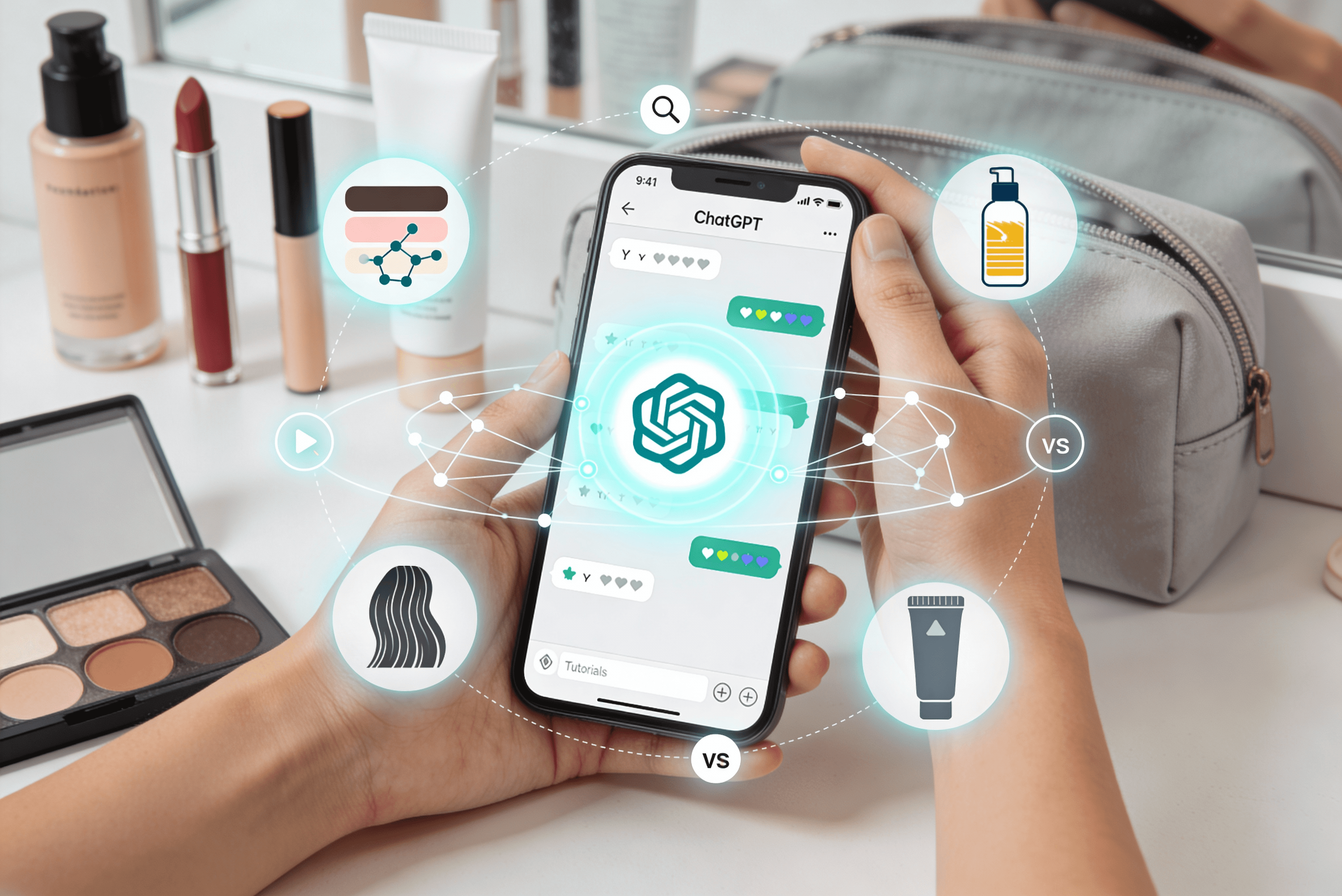 ChatGPT as a digital beauty advisor for makeup and skincare