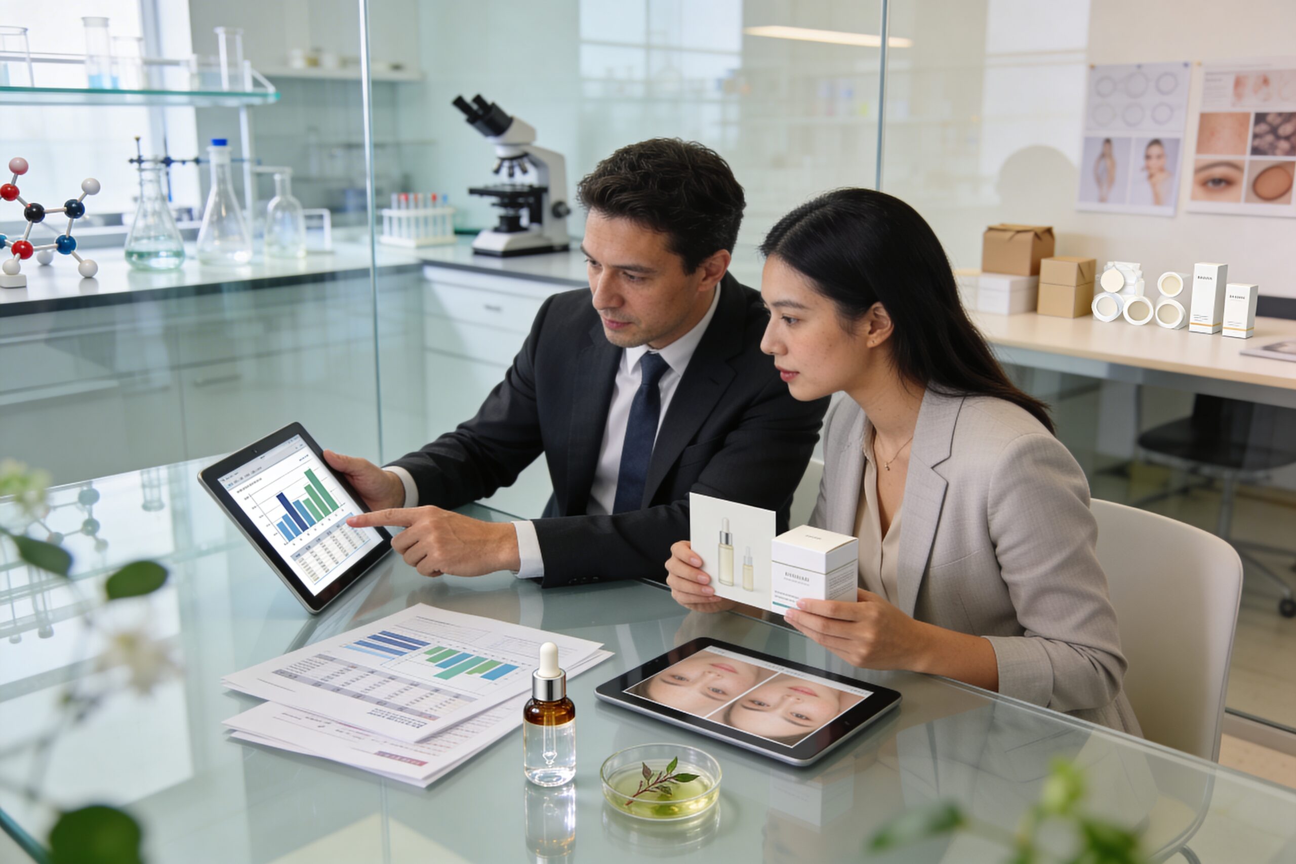 Collaboration between beauty brands and raw material suppliers to create substantiated consumer-focused claims