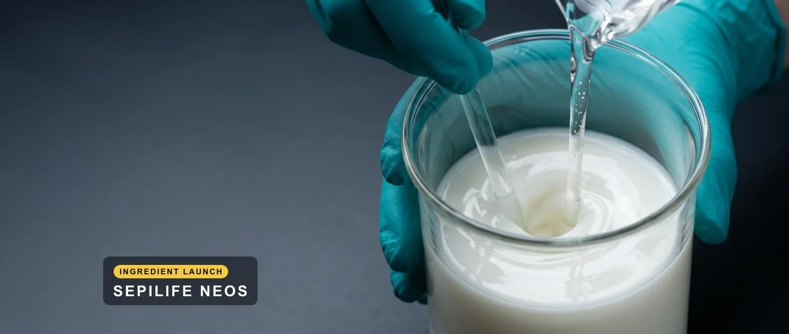 Seppic Introduces Sepilife NEOS: Squalane-Infused Hybrid Polymer for High-Oil Cold-Process Stability