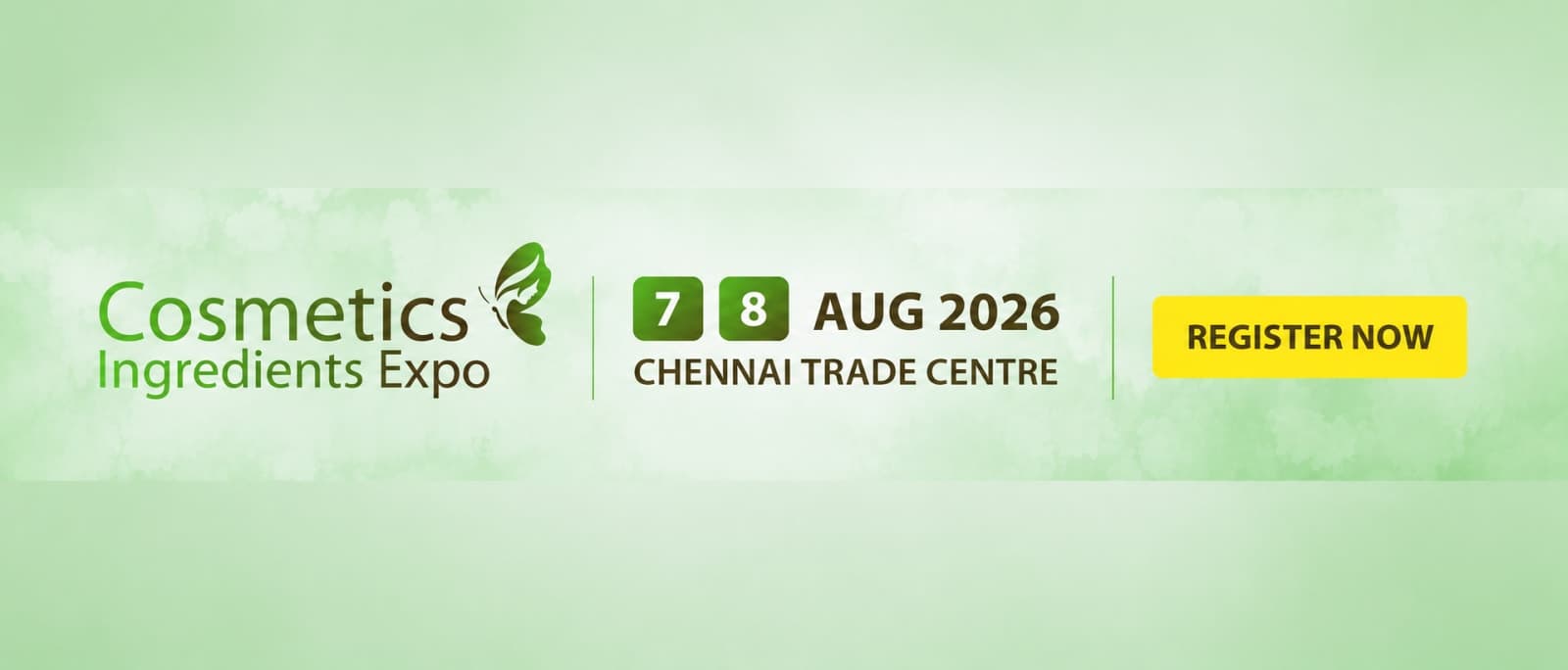 Strip Ad Cosmetics Ingredients Expo 2026 — Chennai