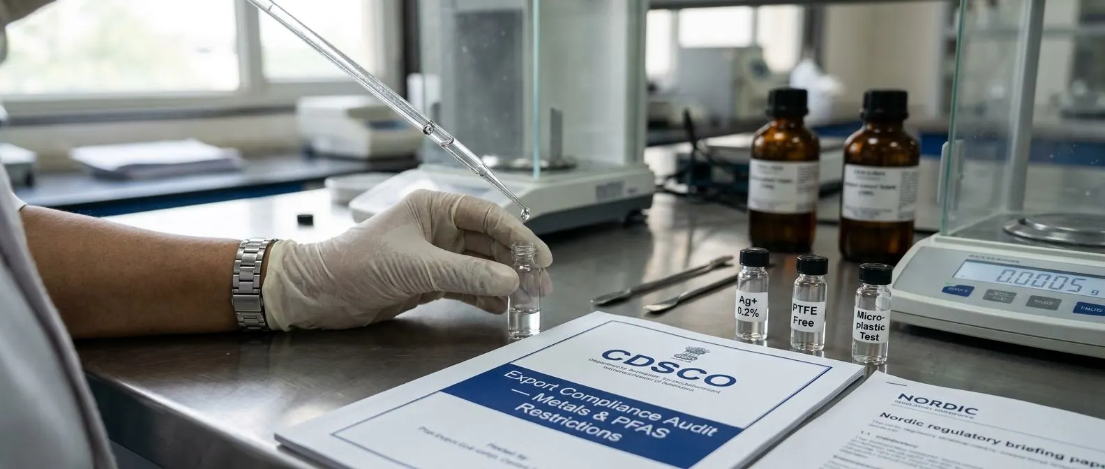 EU Silver Caps and Nordic PFAS Bans: What Indian Cosmetic Exporters Must Fix Today