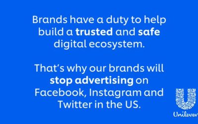 Unilever to boycott advertising on FB