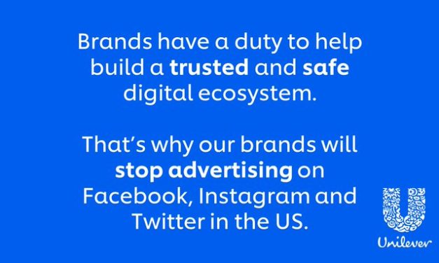 Unilever to boycott advertising on FB