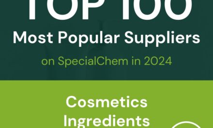 SpecialChem announces top 10 most popular Suppliers of Cosmetic ingredients