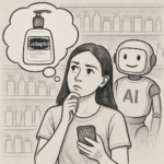 Cetaphil skincare range displayed in retail aisle with Gen Z shoppers