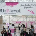 Crowds at the MakeUp in New York 2025 expo at Javits Center.