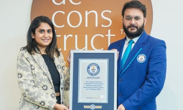 Deconstruct Sets Guinness World Record with 24-Hour Skincare Livestream