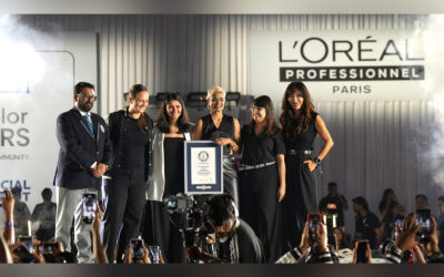 L’Oréal Professionnel Sets Guinness World Record with India’s Biggest Hair Moment