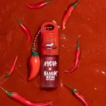 Nykaa and Naagin Hot Sauce plumping lip gloss with chili-inspired packaging.
