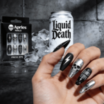 Aprés Nails known for its Gel-X system has unveiled a bold new collaboration with cult-favorite soft drinks brand Liquid Death, introducing a limited edition press-on nails collection that fuses beauty with edgy lifestyle branding. The collection features striking designs inspired by Liquid Death’s signature aesthetic, blending dark, rebellious motifs with Aprés Nails’ expertise in high-quality, salon-grade press-ons. This partnership marks a unique crossover between the beauty and beverage industries, targeting trend-conscious consumers who embrace unconventional style statements. With its limited run, the collection is expected to generate strong buzz among both beauty enthusiasts and Liquid Death’s loyal fanbase, underscoring the growing influence of cross-industry collaborations in shaping modern beauty culture. The collaboration is the second from the nail brand, which teamed up with Japanese entertainment company Sanrio in 2024 to launch a collection with Hello Kitty and Friends.